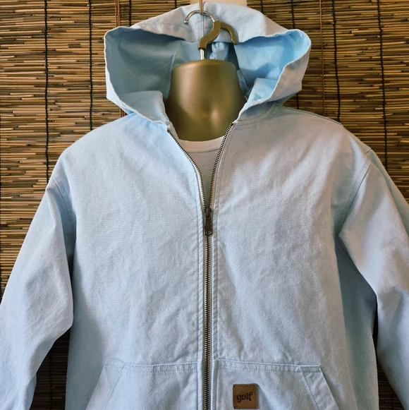 NWOT Golf Wang Canvas Hooded Work Jacket - Picture 2 of 13